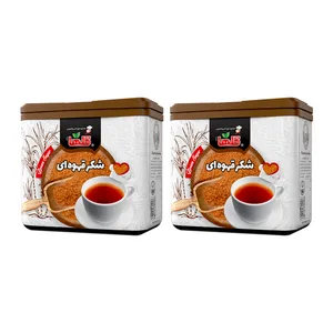 شکر قهوای گلها - 220 گرم بسته دو عددی