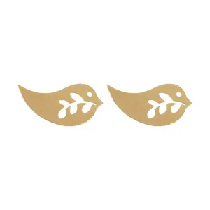 گوشواره طلا 18 عیار زنانه الن نار مدل 0800