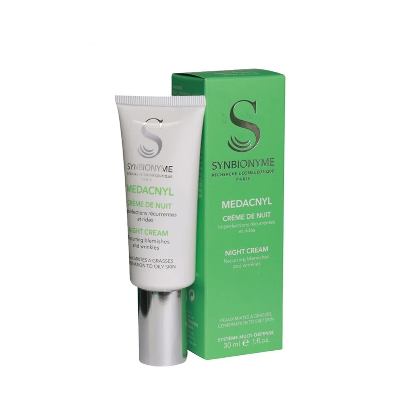 کرم آبرسان و مغذی سین بیونیم مدل Medacnyl Night Cream حجم 30 میلی لیتر