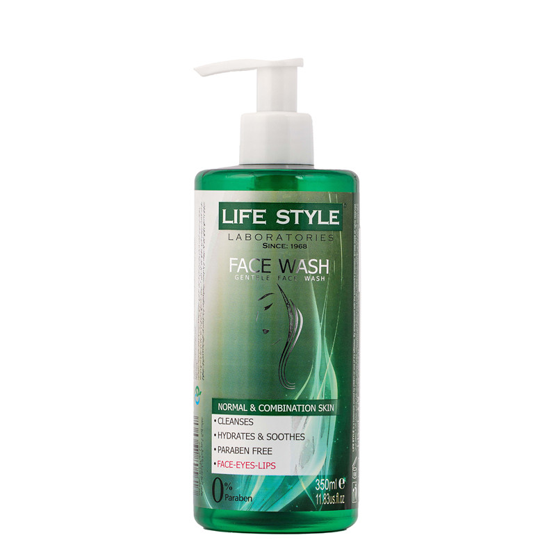 ژل شست‌وشوی صورت لایف استایل مدل گل سرخ حجم 350 میلی‌لیتر