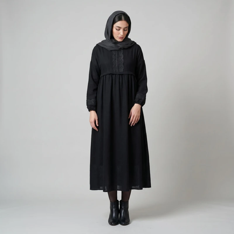 مانتو زنانه مدل عبایی کد 306
