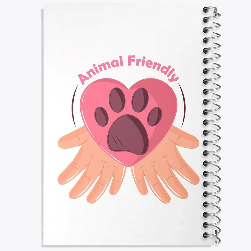 دفتر لیست خرید 50 برگ خندالو طرح حمایت از حیوانات کد 27343