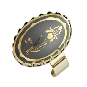 انگشتر زنانه مدل حدید مهر ماه کد 78341