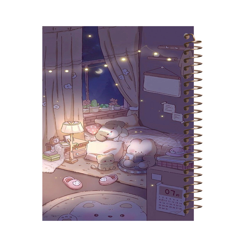 دفتر مشق 80 برگ طرح دخترانه مدل فانتزی کد J524