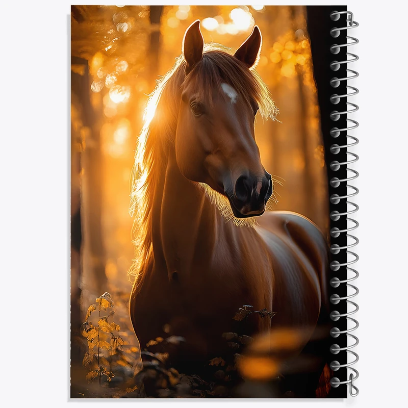 دفتر شطرنجی 50 برگ خندالو طرح اسب کد F8500