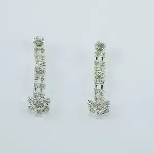 گوشواره زنانه مدل جواهری J113