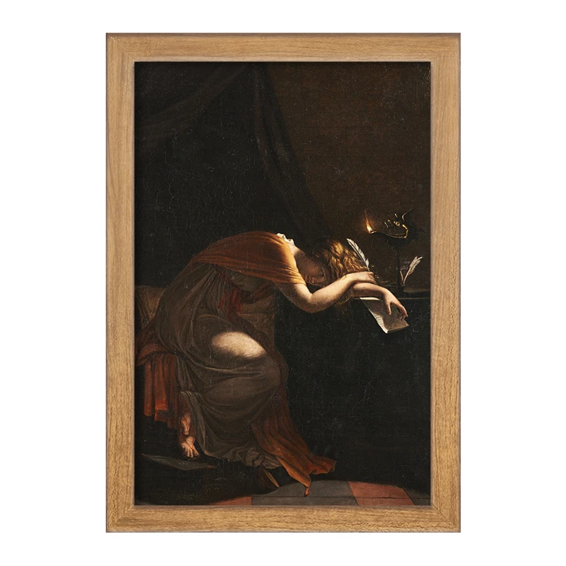 تابلو خندالو مدل نقاشی مرگ سوفونیسبا اثر پیر نرسیس گوئرین کد F12119