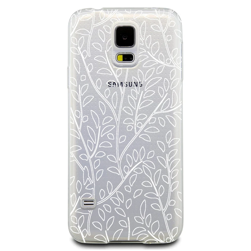 کاور مگافون طرح برگ مدل C45-W مناسب برای گوشی موبایل سامسونگ Galaxy S5
