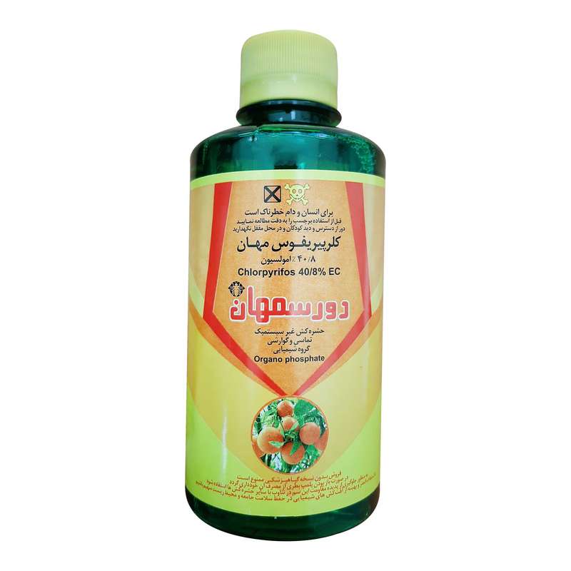 حشره کش کلرپیریفوس مهان مدل دورسبان حجم 250 میلی لیتر حشره کش کلرپیریفوس مهان مدل دورسبان حجم 250 میلی لیتر