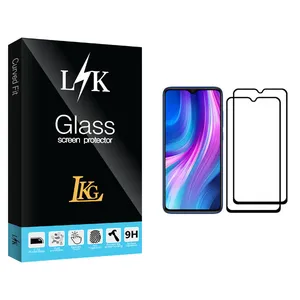 LKG LK Glass Screen Protector For Xiaomi Redmi Note 8 Pro Pack Of 2