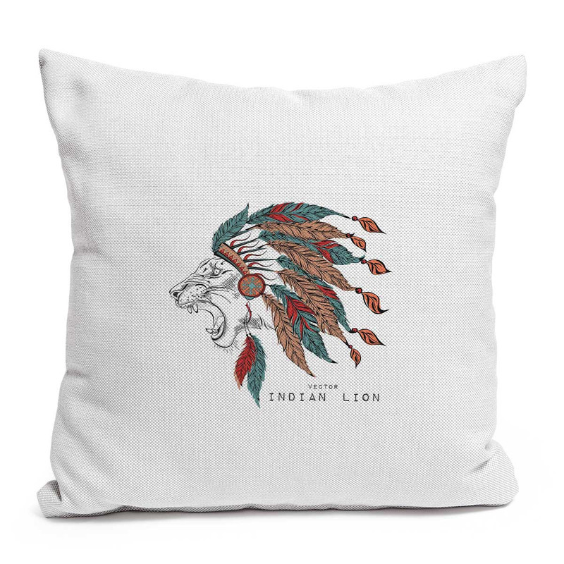 کاور کوسن کارنیلا طرح شیر سرخ پوست کد knc298