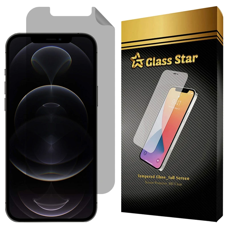 محافظ صفحه نمایش گلس استار مدل NOPRG مناسب برای گوشی موبایل اپل iPhone 12 Pro Max