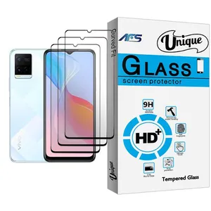 AFS Unique Glass3 Ceramics Screen Protector For  Y21 Pack Of 3