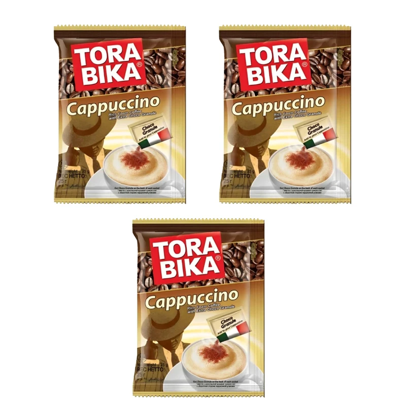 کاپوچینو تورابیکا - 25 گرم بسته 3 عددی