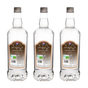 عرق برگ چنار افشار - 1 لیتر بسته 3 عددی