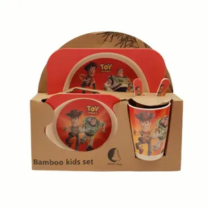 ظرف غذای 5 تکه کودک بامبو کیدز طرح داستان اسباب بازی 