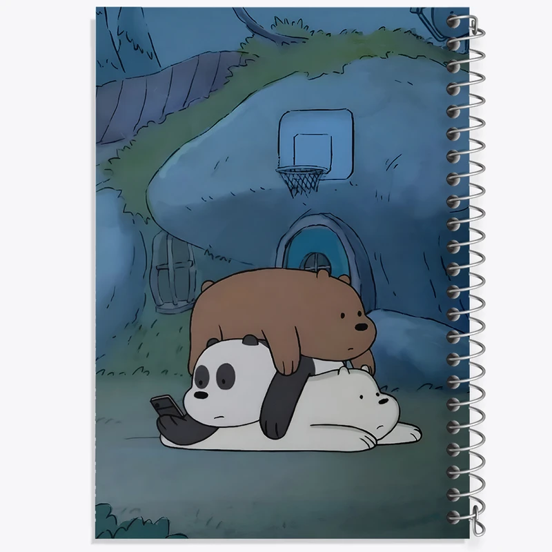 دفتر شطرنجی 50 برگ خندالو طرح سه خرس کله پوک کد F5964