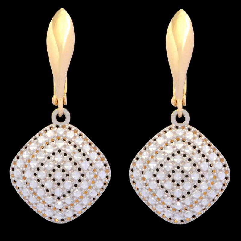 گوشواره طلا 18 عیار زنانه طلای مستجابی کد 05