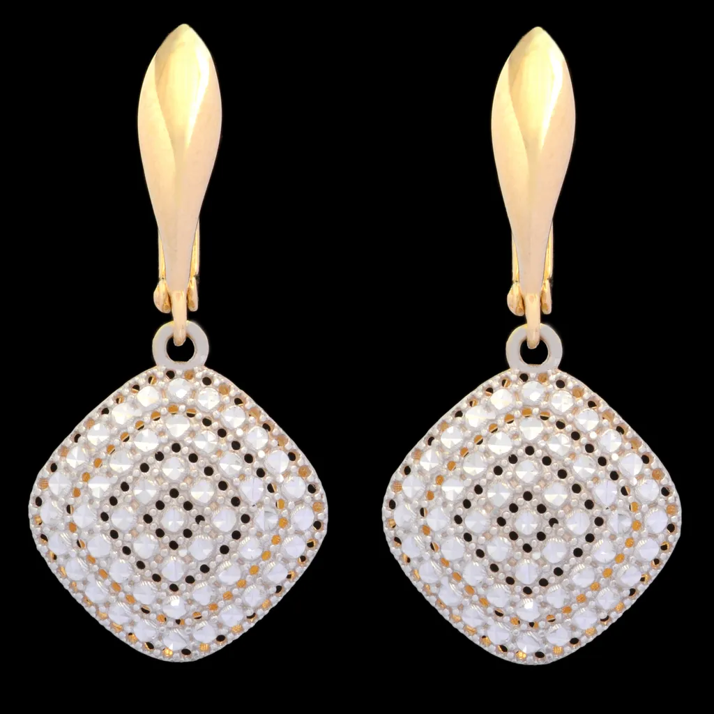 گوشواره طلا 18 عیار زنانه طلای مستجابی کد 05