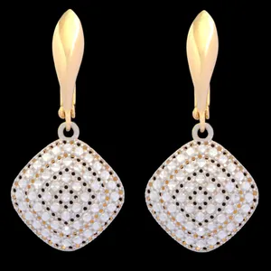 گوشواره طلا 18 عیار زنانه طلای مستجابی کد 05