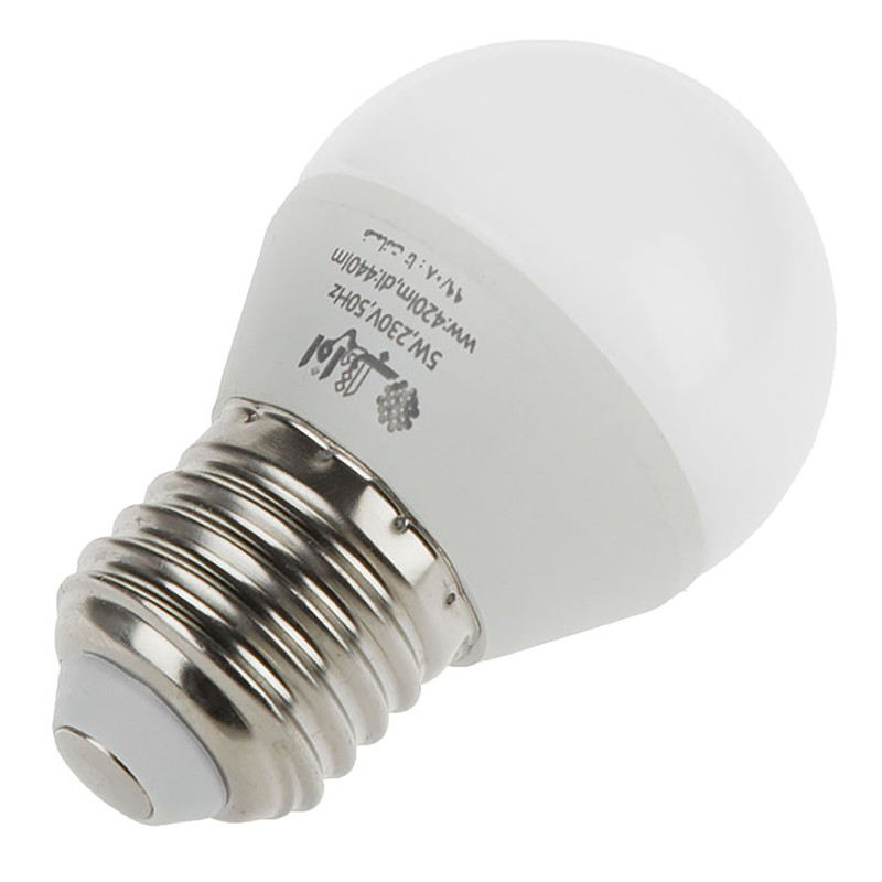 لامپ ال ای دی 5 وات افراتاب مدل AF-G45_5W پایه E27 بسته 4 عددی