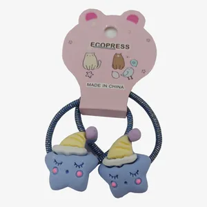 کش مو دخترانه مدل عروسکی فانتزی بسته 2 عددی