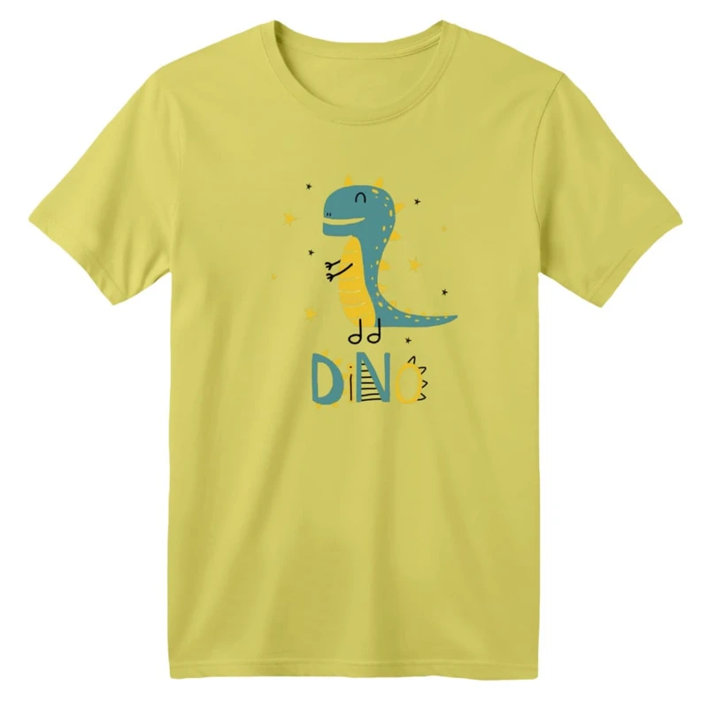 تی شرت آستین کوتاه بچگانه مدل دایناسور کد ۳۳