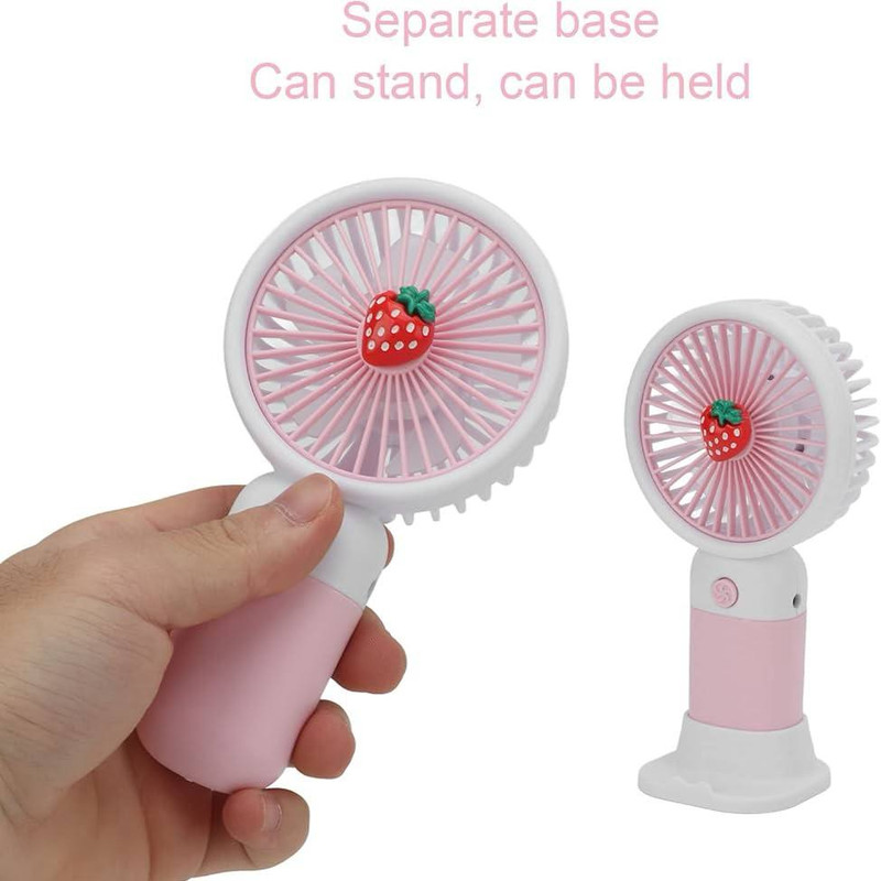 پنکه همراه مدل توت فرنگی پنکه همراه مدل توت فرنگی