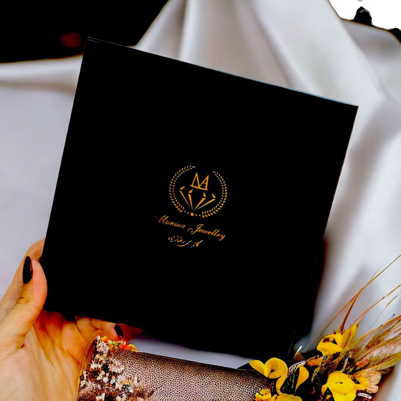 نیم ست نقره زنانه مدل اشکی یاقوت کد 0184