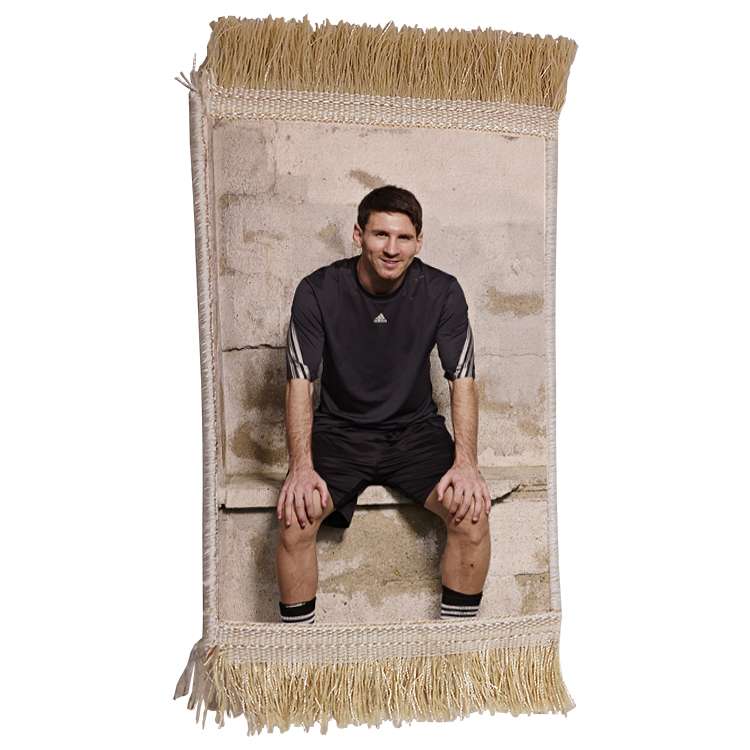 فرش ماشینی دیوارکوب مدل مسی کد 96