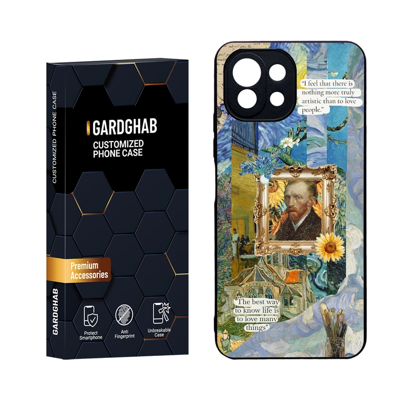 کاور گارد قاب مدل دورژله ای هنری مناسب برای گوشی موبایل شیائومی Mi 11 Lite 4G / 5G