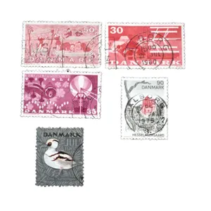 تمبر یادگاری مدل دانمارک کد DS4107 مجموعه 5 عددی