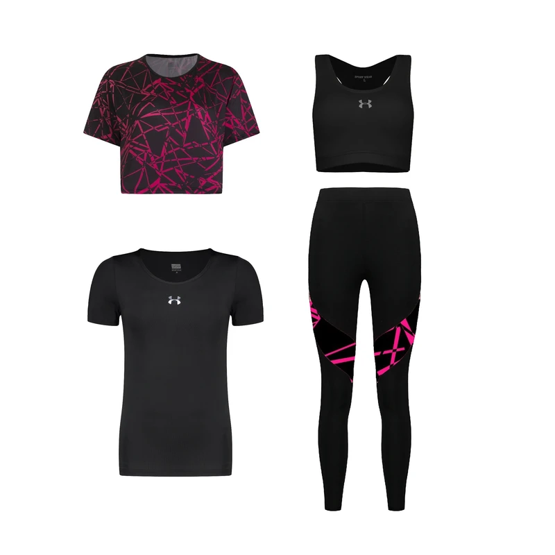 ست چهار تکه لباس ورزشی زنانه مدل 1801-1401-7101-56