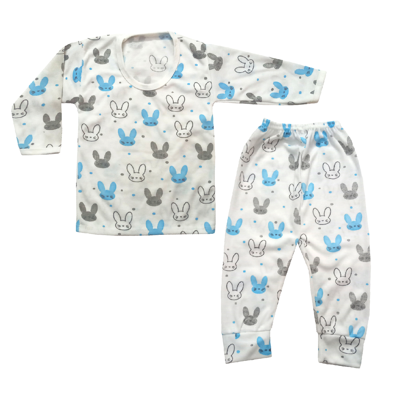 ست تی شرت و شلوار نوزادی مدل خرگوش BLO