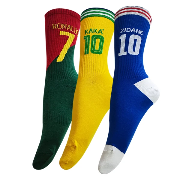 جوراب مردانه تن پوش هنگامه مدل کش اسپرت پنبه فوتبالی مجموعه 3 عددی