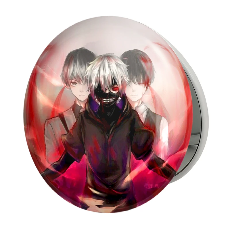 آینه جیبی خندالو طرح انیمه توکیو غول Tokyo Ghoul مدل تاشو کد 4906 