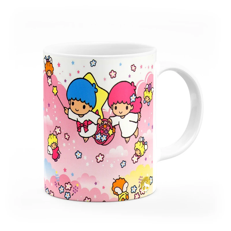 ماگ هومرو طرح انیمیشن ستاره های دوقلو کوچولو دخترونه فانتزی مدل MG4157