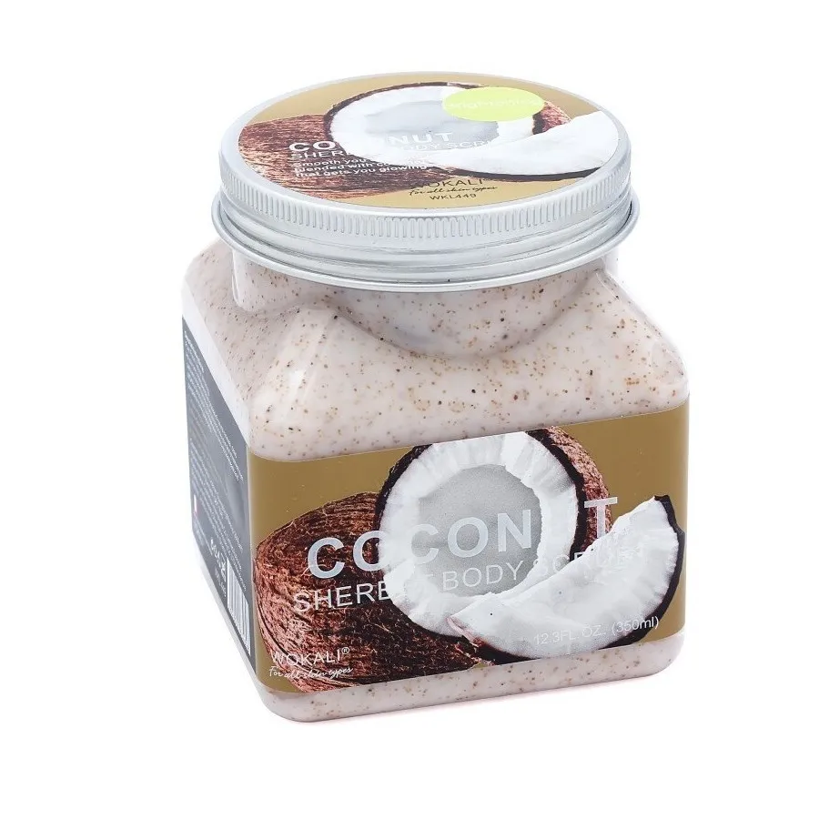اسکراب لایه بردار پوست وکالی مدل Coconut حجم 350 میلی لیتر