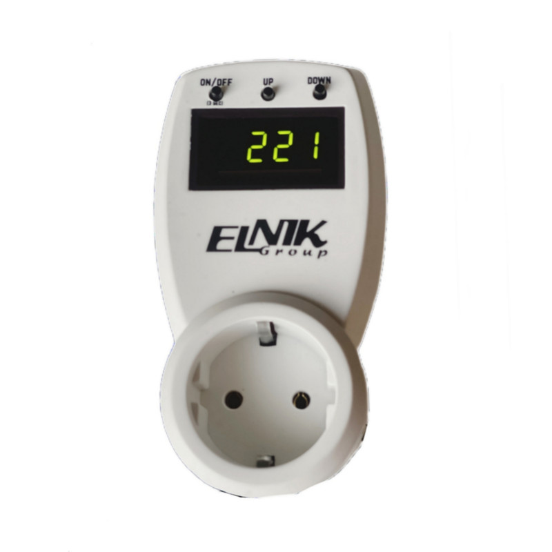 تایمر برق و محافظ ولتاژ ارت دار مدل ELNIK_01