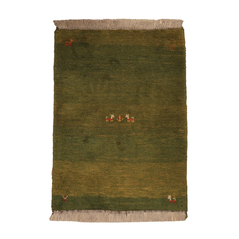 گبه دستباف یک متری طرح قشقایی کد 4040421