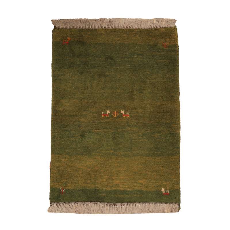 گبه دستباف یک متری طرح قشقایی کد 4040421