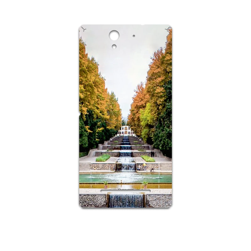 برچسب پوششی ماهوت مدل SHAHZADEH-Garden مناسب برای گوشی موبایل سونی Xperia C3 Dual