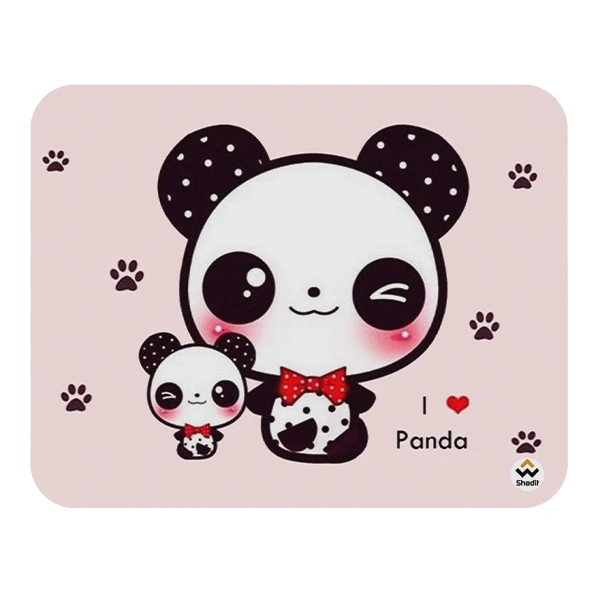 ماوس پد شادیت مدل پاندا کیوت کد02 سایز 24*19 سانتی متر