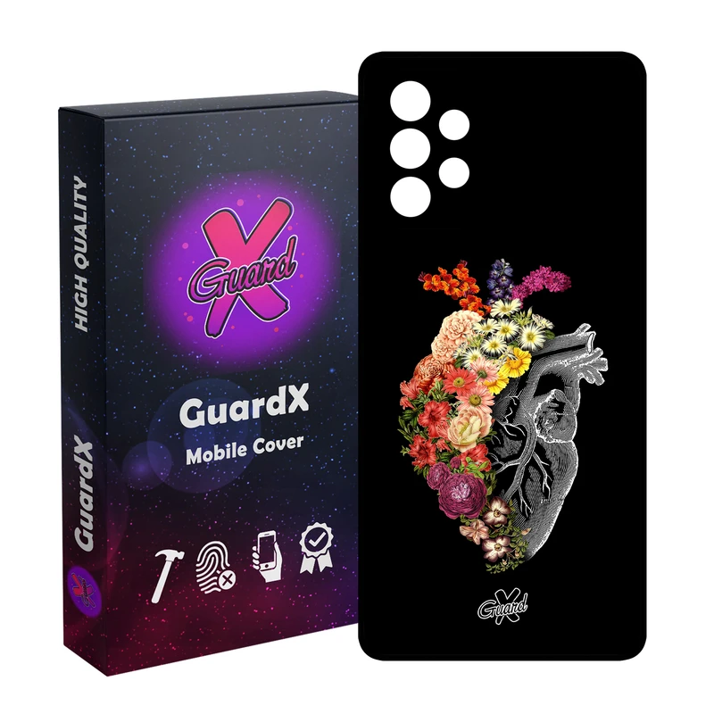 کاور گارد ایکس طرح قلب مدل Glass10216 مناسب برای گوشی موبایل سامسونگ Galaxy A32 4G