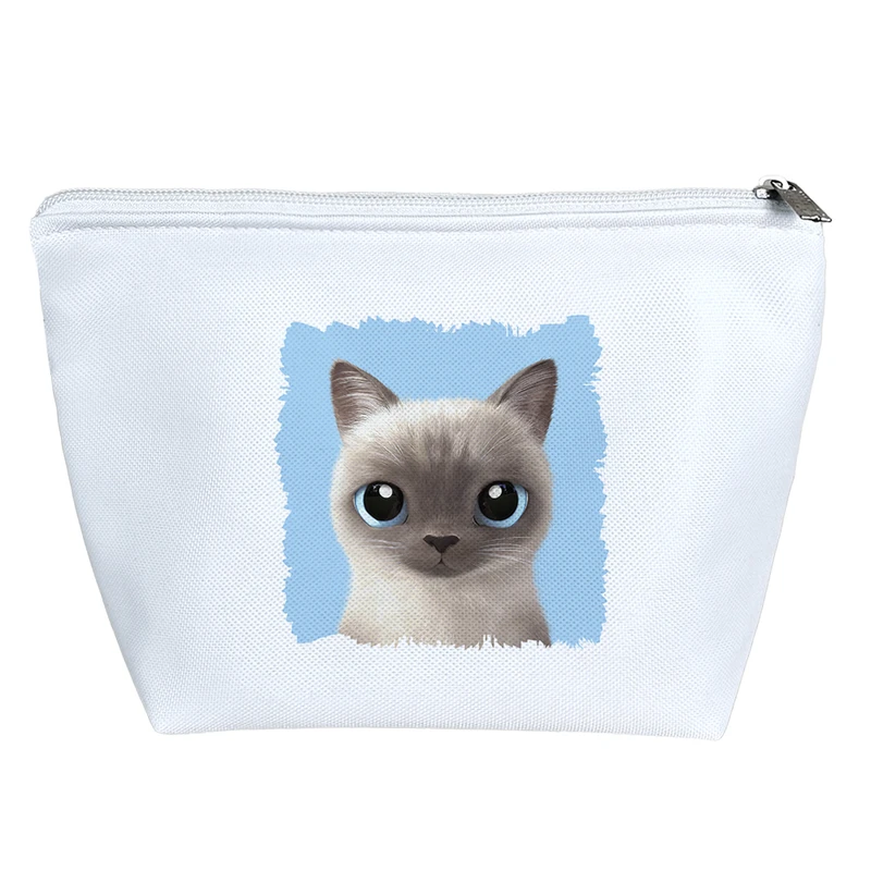 کیف لوازم آرایش دخترانه خندالو مدل گربه کد 2859