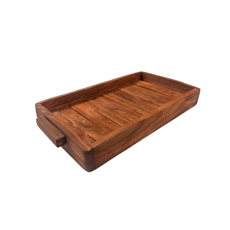 سینی مدل چوبی مستطیلی