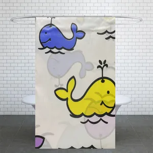 پرده حمام کد PH198 سایز 170x200 سانتی متر