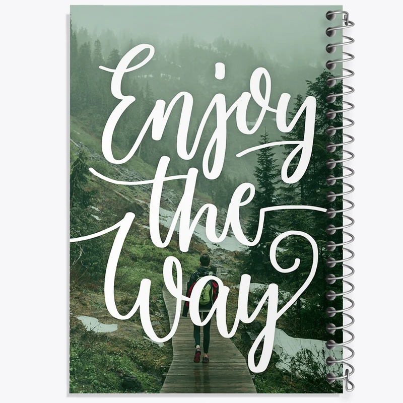 دفتر شطرنجی 50 برگ خندالو مدل Enjoy The Way کد F1461