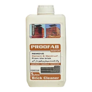 کلینر پروفاب مدل سیمان و شوره از آجر RCD120 حجم 1 لیتری