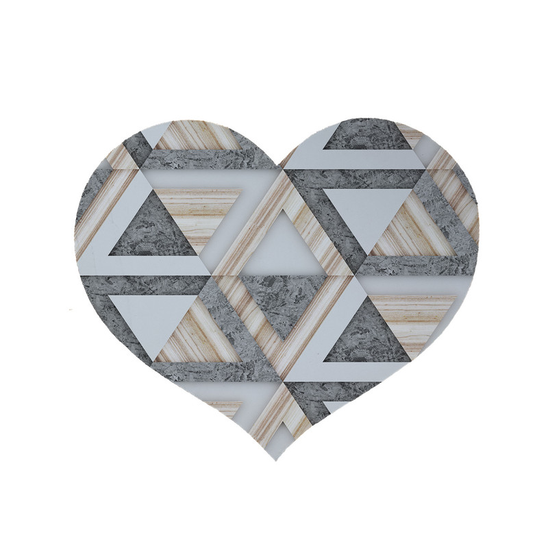 پادری مدل قلب طرح کلاسیک کد 6112 سایز 90x90 سانتی متر 